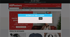 Desktop Screenshot of allposters.es