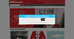 Desktop Screenshot of allposters.com.br
