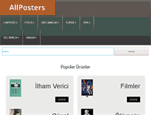 Tablet Screenshot of allposters.com.tr