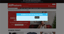 Desktop Screenshot of allposters.ch