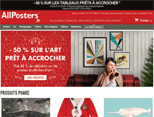 Tablet Screenshot of allposters.fr